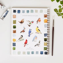 Load image into Gallery viewer, Birds watercolor workbook