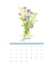 Load image into Gallery viewer, 2027 Floral Wall Calendar — Signed &amp; Numbered