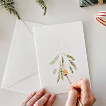 Load image into Gallery viewer, Classic christmas paintable notecard