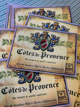 Load image into Gallery viewer, Vintage French Cotes de Provence Labels - Set of 5