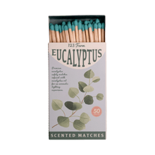 Load image into Gallery viewer, Eucalyptus Scented Matches, Long (3.78")