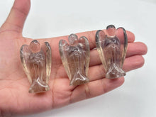 Load image into Gallery viewer, Smoky Quartz Angel 2" Semi-Precious Gemstone Figurine