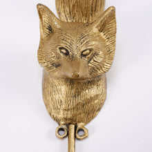 Load image into Gallery viewer, Bronze Fox Wall Hook