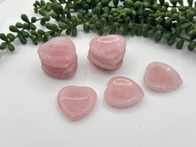 Load image into Gallery viewer, Rose Quartz Heart Shape Worry Stones