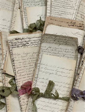 Load image into Gallery viewer, Original French Script Pages in sets of 5