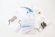 Load image into Gallery viewer, &quot;Sandpiper Crop&quot; Watercolor Coastal Bird Greeting Card