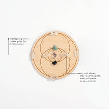 Load image into Gallery viewer, The Eye of Luna Crystal Grid for Manifestation