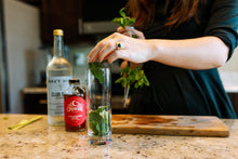 Load image into Gallery viewer, Strawberry Basil Simple Syrup
