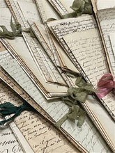 Load image into Gallery viewer, Original French Script Pages in sets of 5