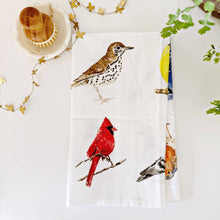 Load image into Gallery viewer, Birds tea towel
