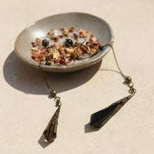 Load image into Gallery viewer, Natural Smoky Quartz Crystal Divination Pendulum
