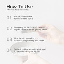 Load image into Gallery viewer, Palo Santo Hand-Rolled Incense Stick | 7 sticks