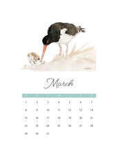 Load image into Gallery viewer, 2026 Watercolor Coastal Creatures wall calendar