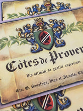 Load image into Gallery viewer, Vintage French Cotes de Provence Labels - Set of 5