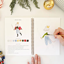 Load image into Gallery viewer, Nutcracker watercolor workbook