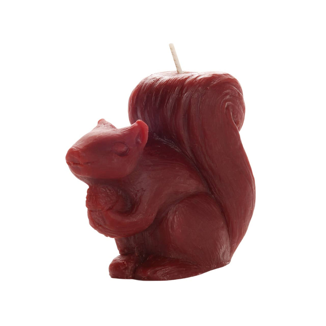 Squirrel Candle – 100% Pure Beeswax – Hand-Sculpted