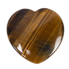 Load image into Gallery viewer, Large Heart Stones: TIGER EYE