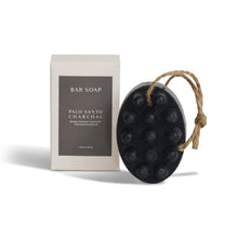 Load image into Gallery viewer, Palo Santo + Charcoal Bar Soap