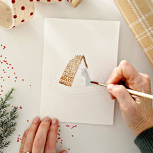Load image into Gallery viewer, Gingerbread paintable notecards