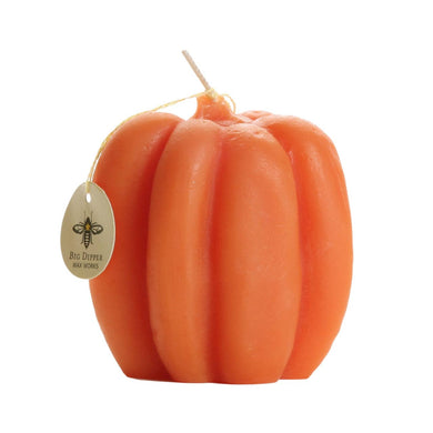 Pumpkin Candles – 100% Pure Beeswax – 3 Sizes Available: Medium (3