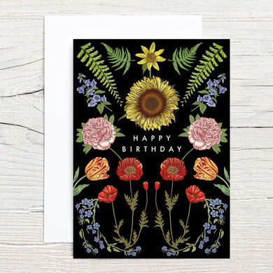 Birthday Garden 5x7 Single Greeting Card