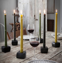 Load image into Gallery viewer, 12&quot; Bamboo Taper Candles: Celadon