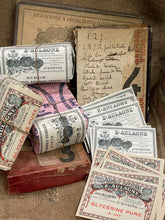 Load image into Gallery viewer, Antique French Labels in bundles of 8