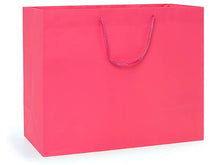 Load image into Gallery viewer, Matte Paper Cord Handle Gift Bags: Aqua Matte / 100 Pack / Cub 8x4x10"