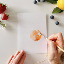 Load image into Gallery viewer, Fruit paintable notecards