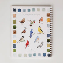 Load image into Gallery viewer, Birds watercolor workbook