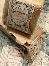 Load image into Gallery viewer, Antique French "Poudre Printaflore," labels in sets of 10