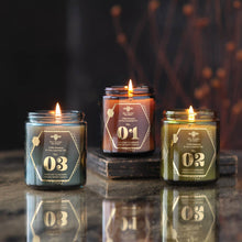 Load image into Gallery viewer, Alchemy Candles – Scented Beeswax – Autumn Collection 7oz: Vanilla + Amyris