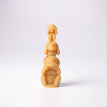 Load image into Gallery viewer, Wise Monkey Beeswax Candle: Turquoise