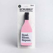 Load image into Gallery viewer, Scrubbly™ Kitchen Sponge: Rosé Rinse Repeat