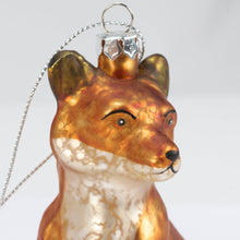 Load image into Gallery viewer, Fox Glass Ornament