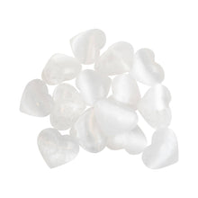 Load image into Gallery viewer, Large Selenite Heart - Set of 24
