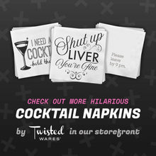 Load image into Gallery viewer, Funny Cocktail Napkins – Introvert Gift