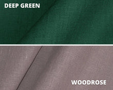 Load image into Gallery viewer, Linen japanese apron in various colors: Woodrose