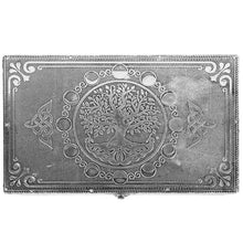 Load image into Gallery viewer, TREE OF LIFE TAROT CARD SILVER BOX