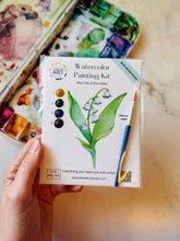 Load image into Gallery viewer, Lily of the Valley Watercolor Kit | May Birth Month Flower