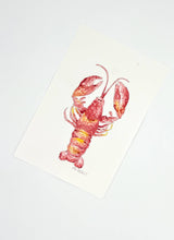 Load image into Gallery viewer, Watercolor Art Kit- Paint a Coastal Red Lobster DIY