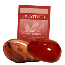 Load image into Gallery viewer, Crystal Gemstone Sets: CREATIVITY - CARNELIAN &amp; SARDONYX
