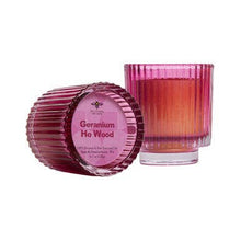 Load image into Gallery viewer, Glass Candles – Pure Beeswax – Garden Party Collection: Neroli Orange