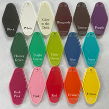 Load image into Gallery viewer, CUSTOM Motel Key Fobs, Single Sided