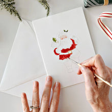 Load image into Gallery viewer, Classic christmas paintable notecard
