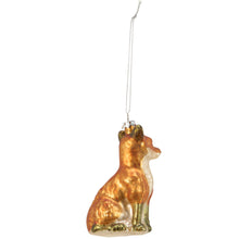 Load image into Gallery viewer, Fox Glass Ornament