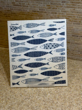 Load image into Gallery viewer, Fish Swedish Dishcloth | Kitchen Tea Towel | Dish Towel