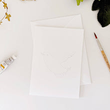 Load image into Gallery viewer, Backyard birds paintable notecards