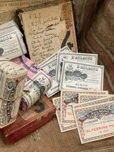Load image into Gallery viewer, Antique French Labels in bundles of 8