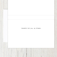 Load image into Gallery viewer, Fox Friendship 5x7 Single Greeting Card